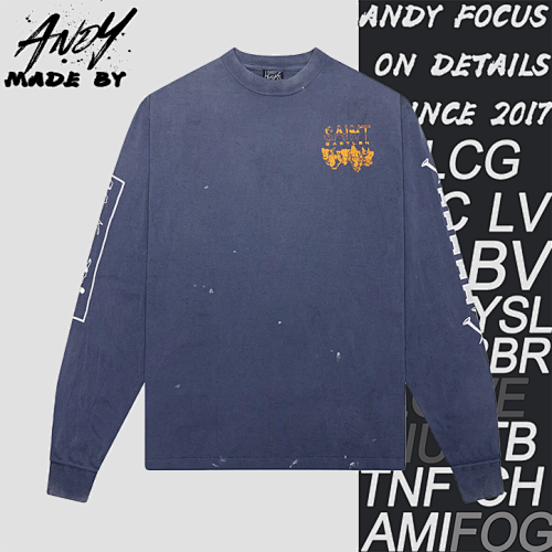 S M Wolf Head Nail Print Long Sleeve