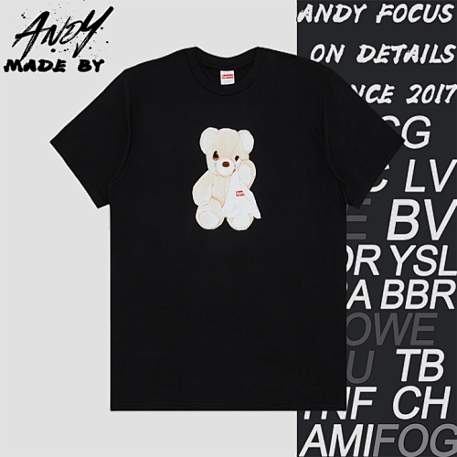 Supreme Sup 25ss Crying Bear Print Short-sleeved Shirt