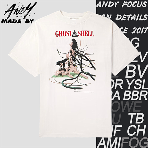 S M Cable Print Short-sleeved Shirt