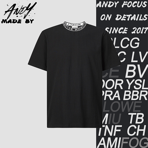 Short-Sleeve T-Shirt With Embroidered Logo And Knitted Collar