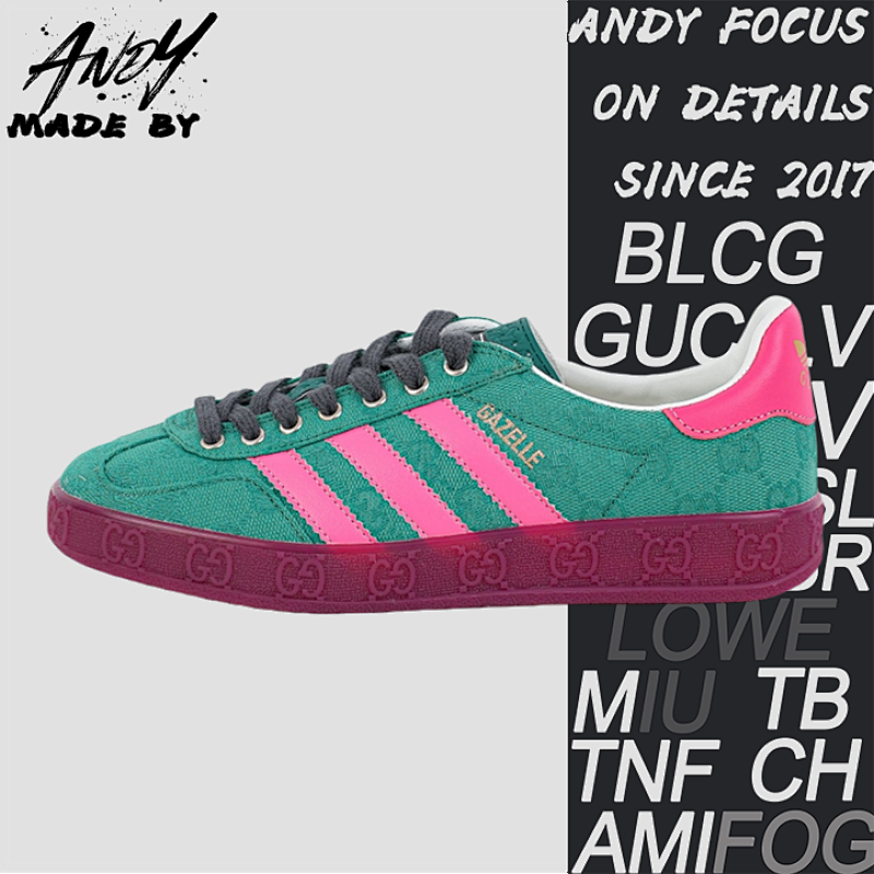Gucci G Ucci X Adidas Color Blocked Training Series Board Shoes