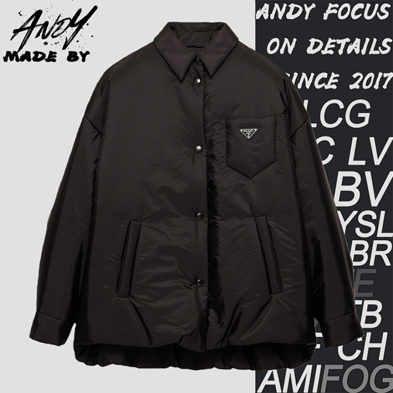 Logo Single-Breasted Long-Sleeve Jacket