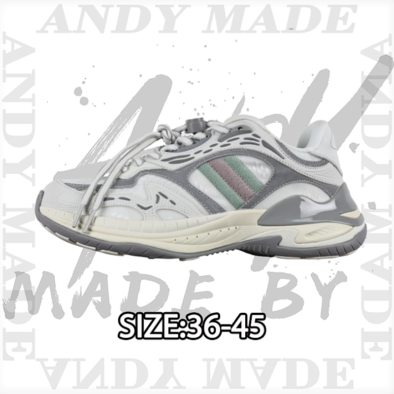 Gucci Leather Round-toe Drawstring Low-top Casual Shoes