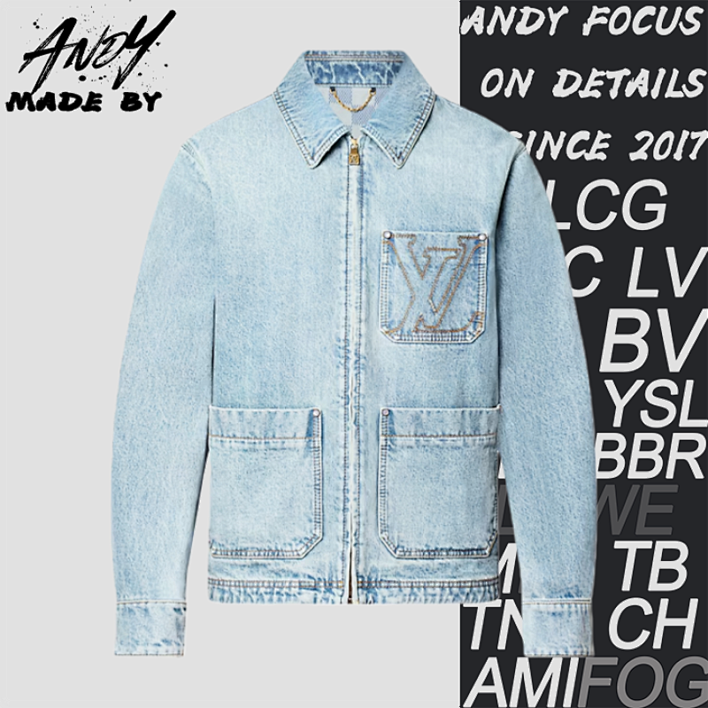 Zippered Denim Jacket