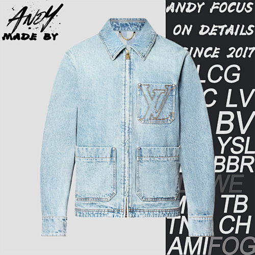 Zippered Denim Jacket