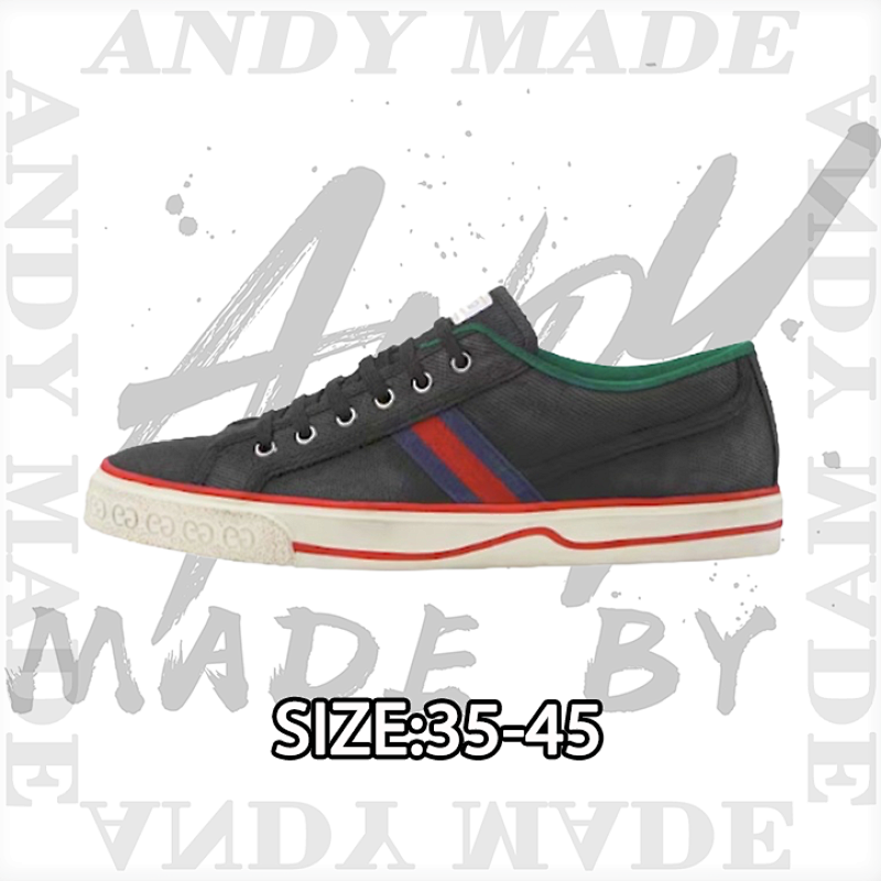 Tennis Print Sneaker Gucci Canvas Shoes Series Full Gif