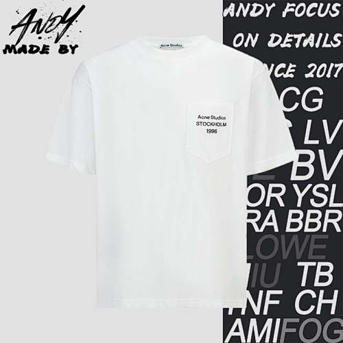 Acne Studios Pocket Print Logo Short-Sleeve