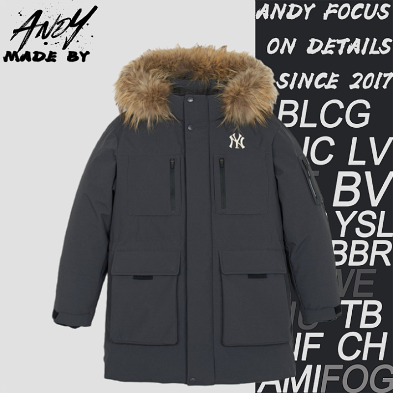 Yankees II Large Pocket Workwear Large Fur Collar Down Jacket