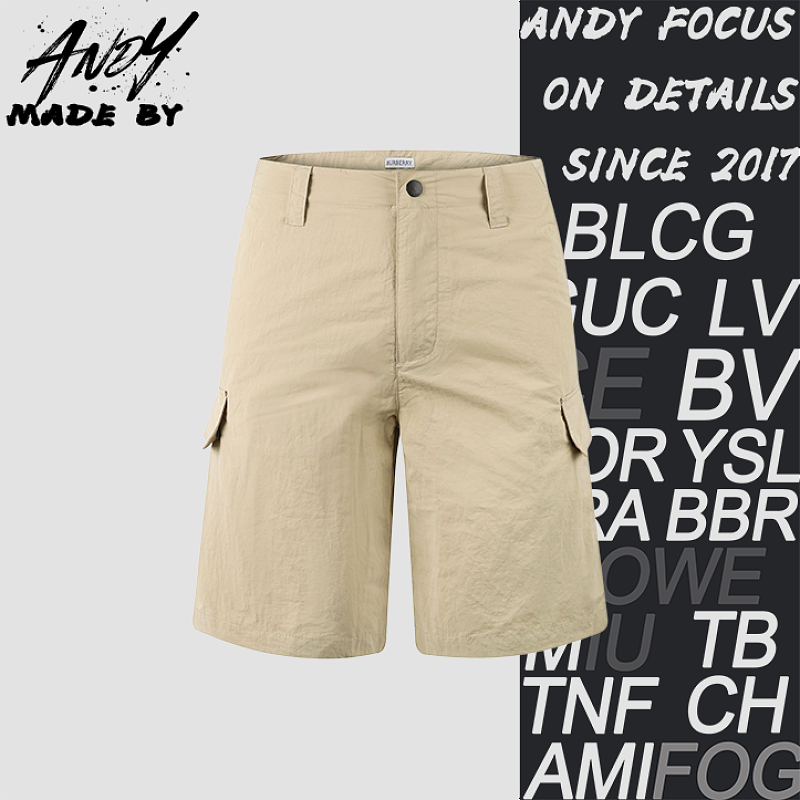Knight Embroidered Nylon Work Shorts