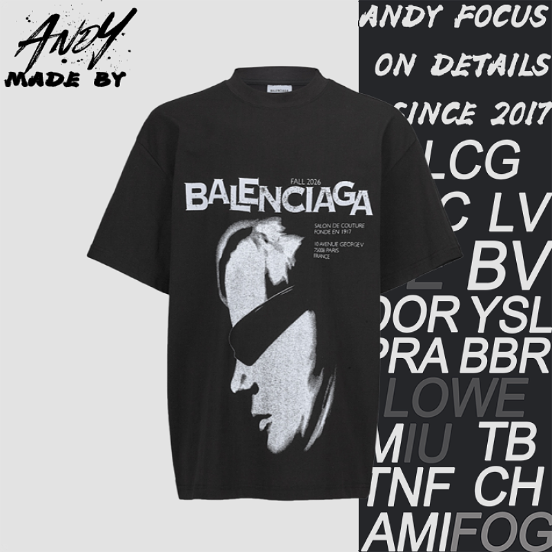 Parisian Portrait Direct Print Logo Short-Sleeve