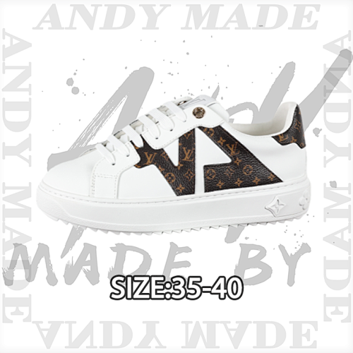 Louis Vuitton White Sneakers Sports Shoes