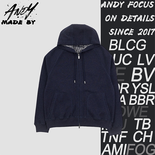 Full-print Knitted Zip-up Jacket