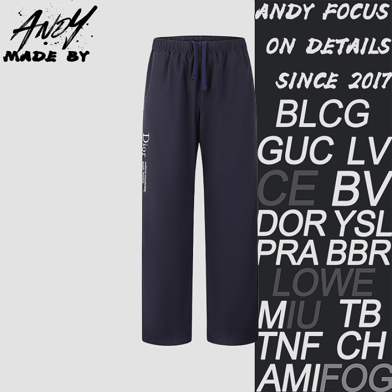 Embroidered Side Zipper Sporty Casual PantsItem ID