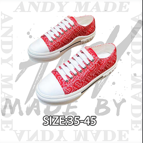 Burberry Retro Plaid Cotton Sneakers