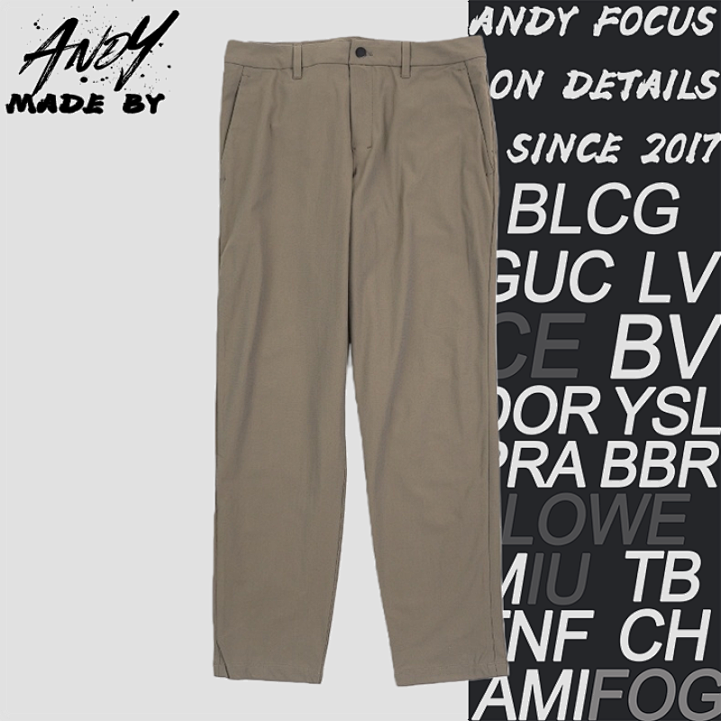 Abc Series Calssic Fit Trousers Mid-rise Trousers