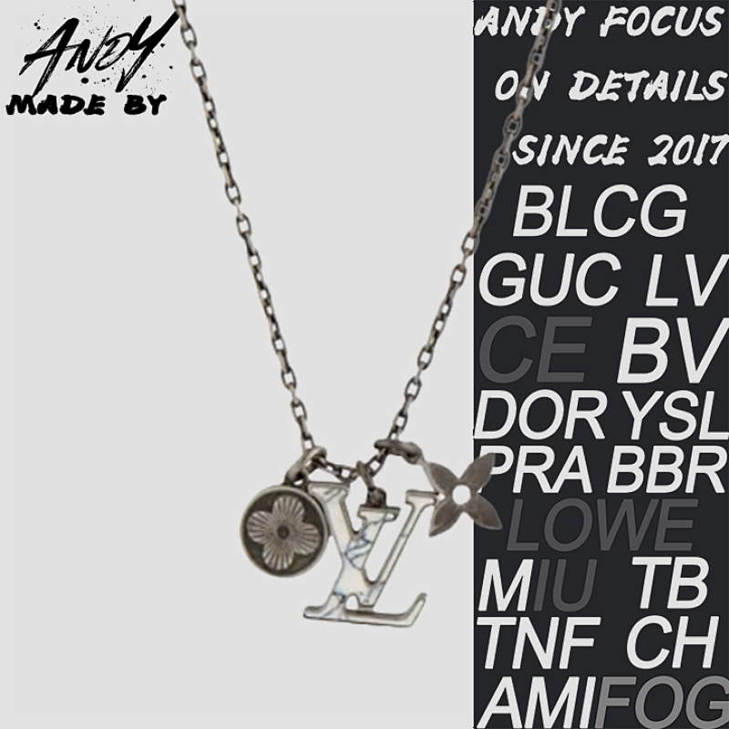 Louis Vuitton L Three-in-one Small Flower Letter Necklace