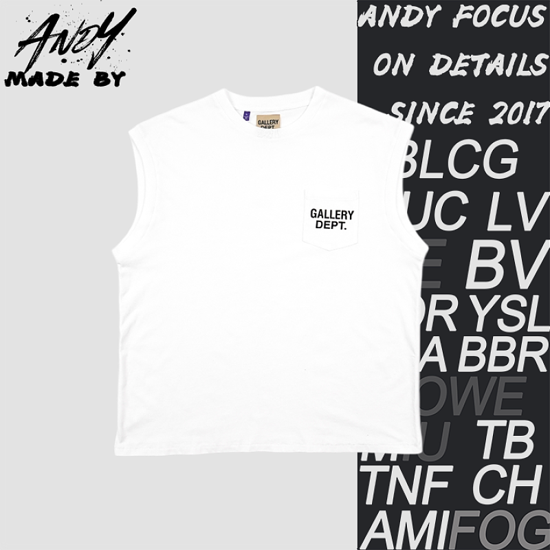 Pocket English Print Vest Short Sleeve
