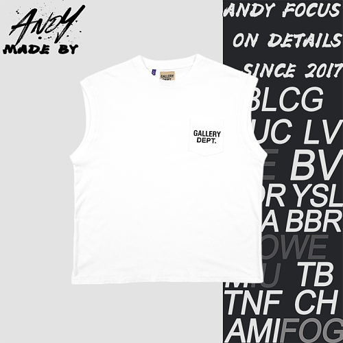 Pocket English Print Vest Short Sleeve