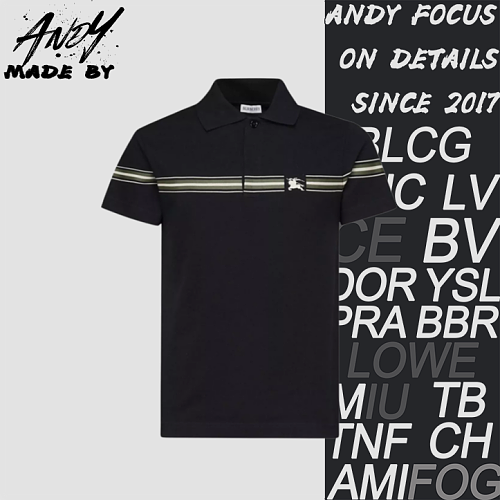 Polo Short-sleeved Shirt With Horizontal Bar And Warhorse Logo Embroidery