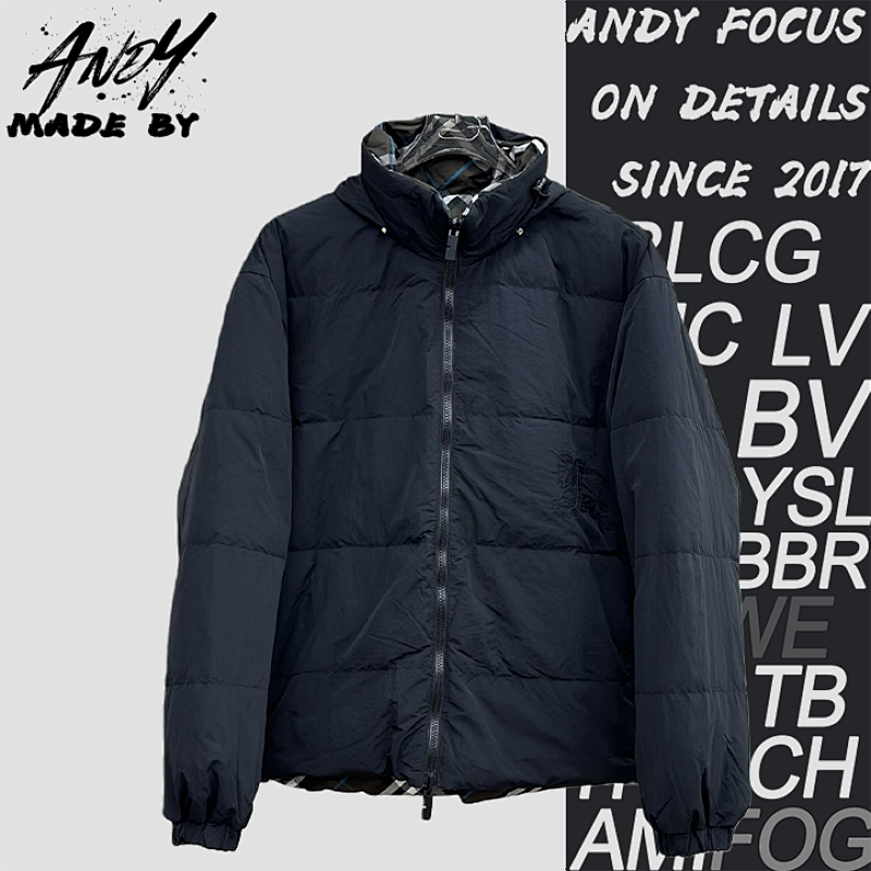 Burberry Double-sided Plaid Down Jacket