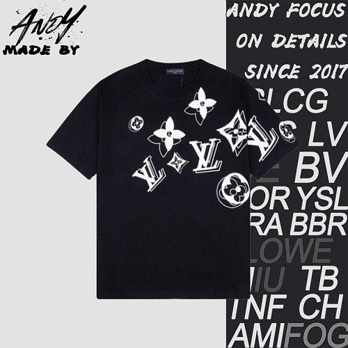 Louis Vuitton 1v Sketch Monogram Print Short-sleeved Shirt
