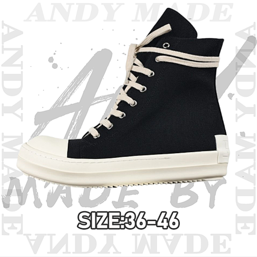 Rick Owens R O Watermelon Head High Top Canvas