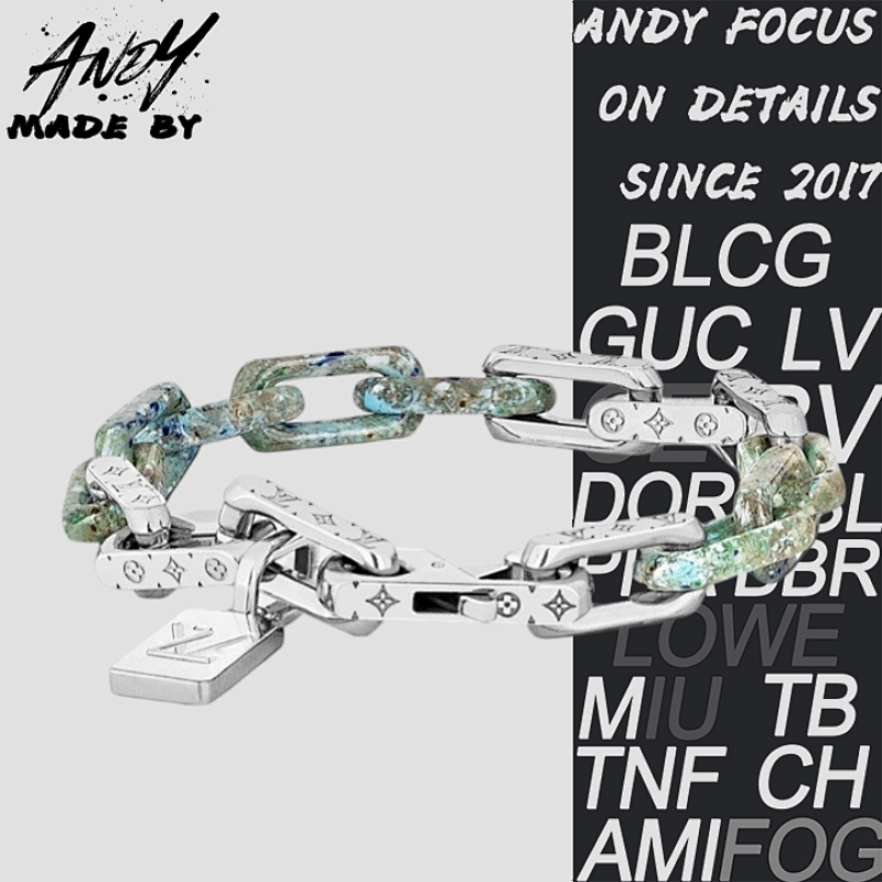 L Resin Chain Bracelet