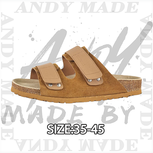Birkenstock Velcro Flip-flops Camel Color