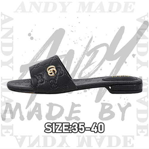 Double G Women's Slippers Black