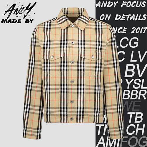 Double-pocket Plaid Jacket