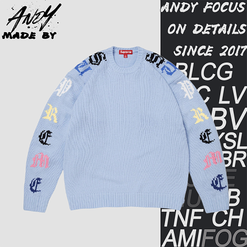 Supreme Retro Letter Sweater
