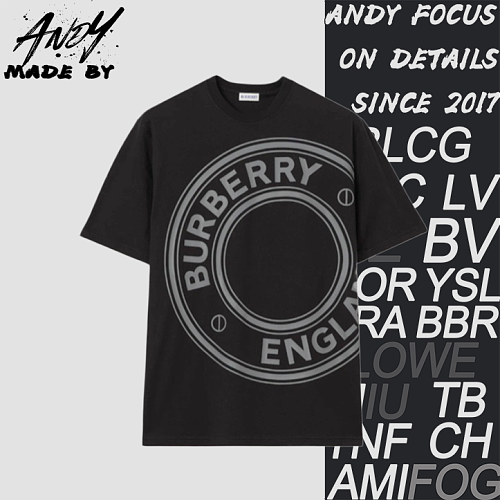 Big Circle Letter Print Short Sleeve