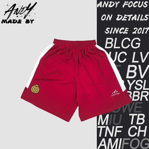 Wheat Ear B Letter Soccer Shorts