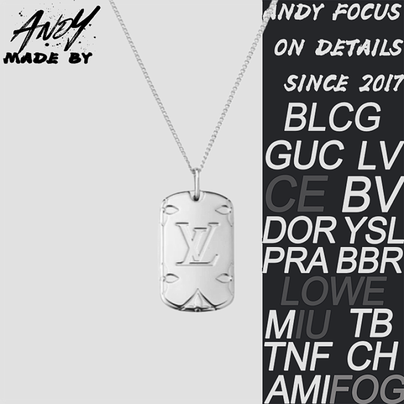 Louis Vuitton L Logo Necklace