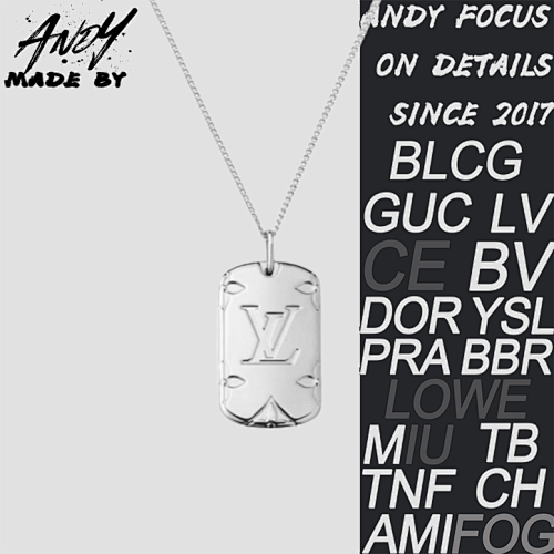 Louis Vuitton L Logo Necklace