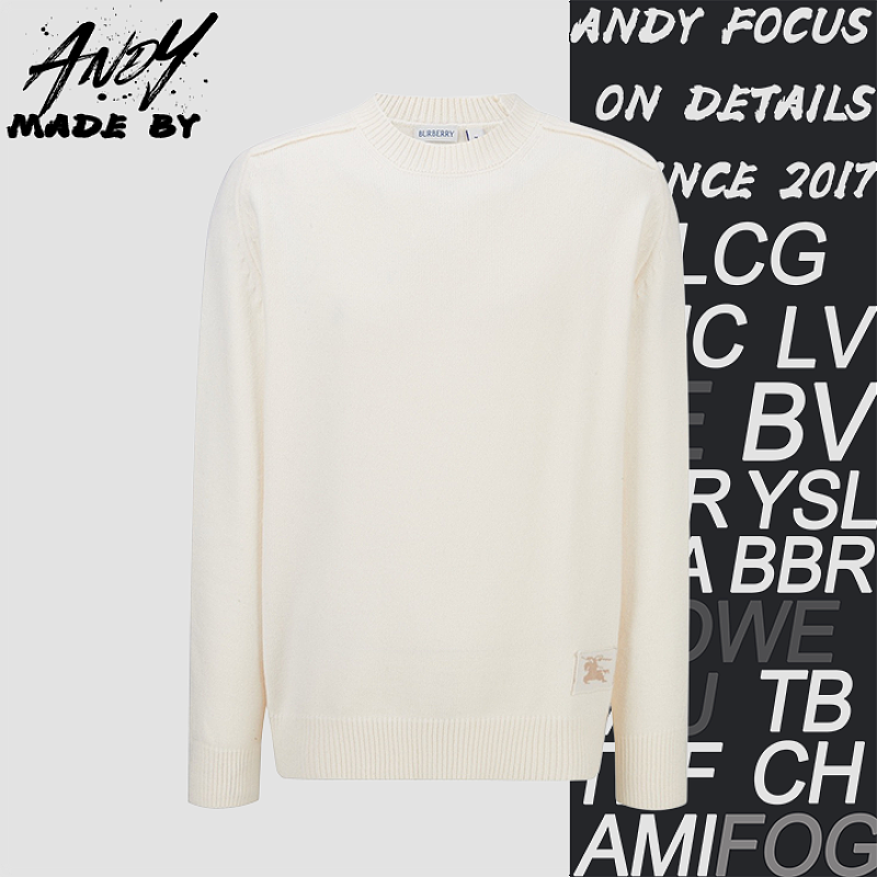 Burberry Equestrian Jacquard Logo Knit Sweater