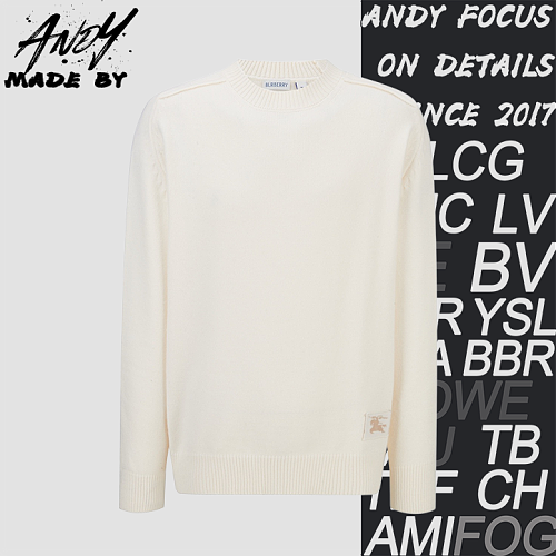 Burberry Equestrian Jacquard Logo Knit Sweater