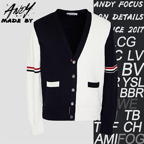 Colorblock Arm Ribbon Cardigan Jacket
