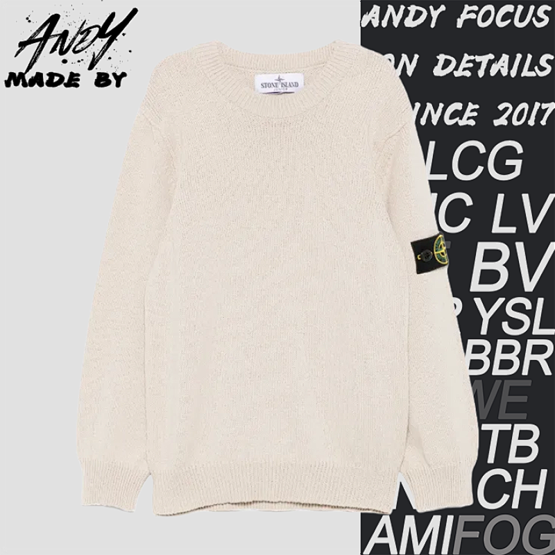 Classic Logo Crew Neck Knit Sweater