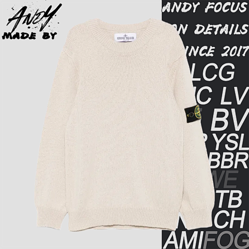 Classic Logo Crew Neck Knit Sweater