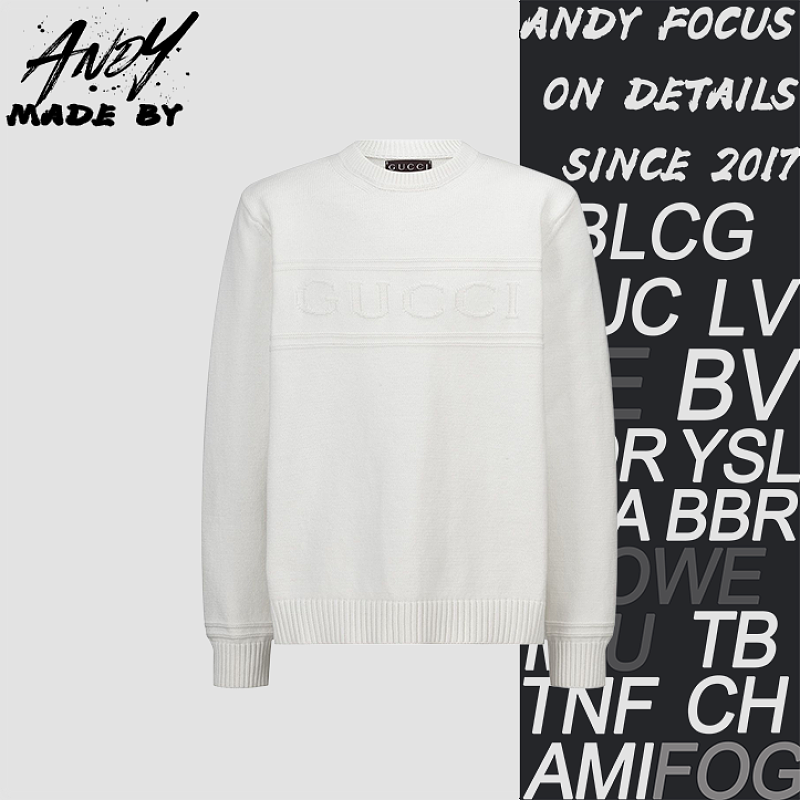 Gucci Letter Jacquard Logo Knit Sweater