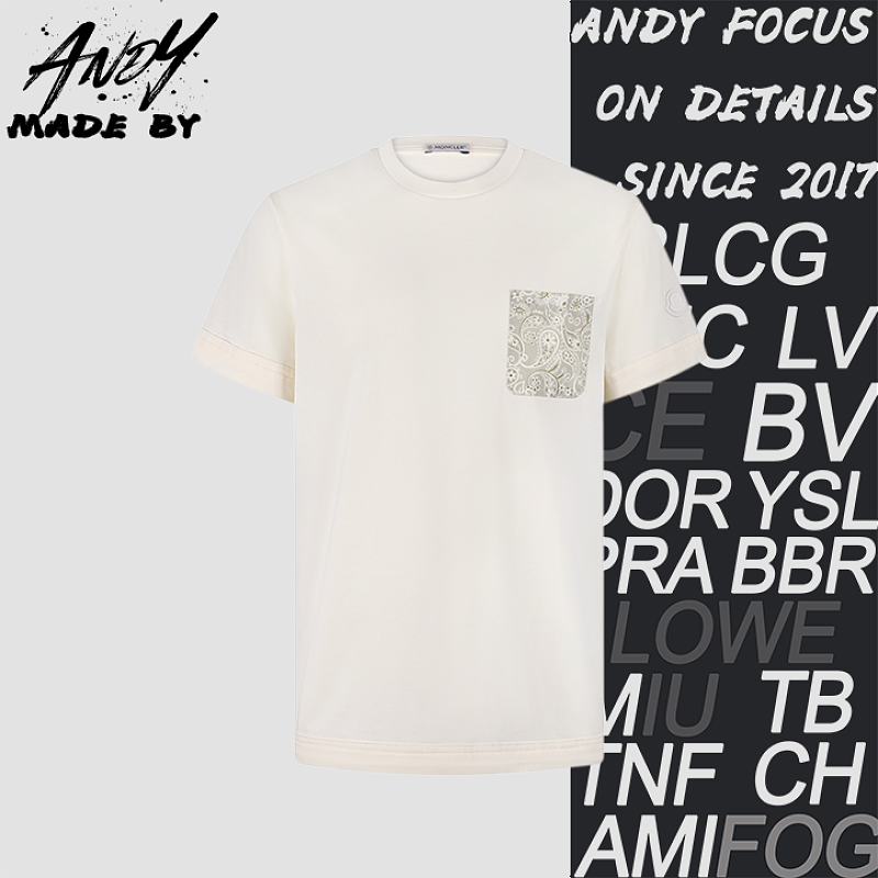 Paisley Print Cotton Short-Sleeve T-Shirt