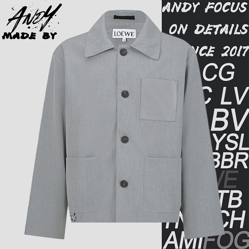 Loewe Sheepskin Pocket Suit Jacket