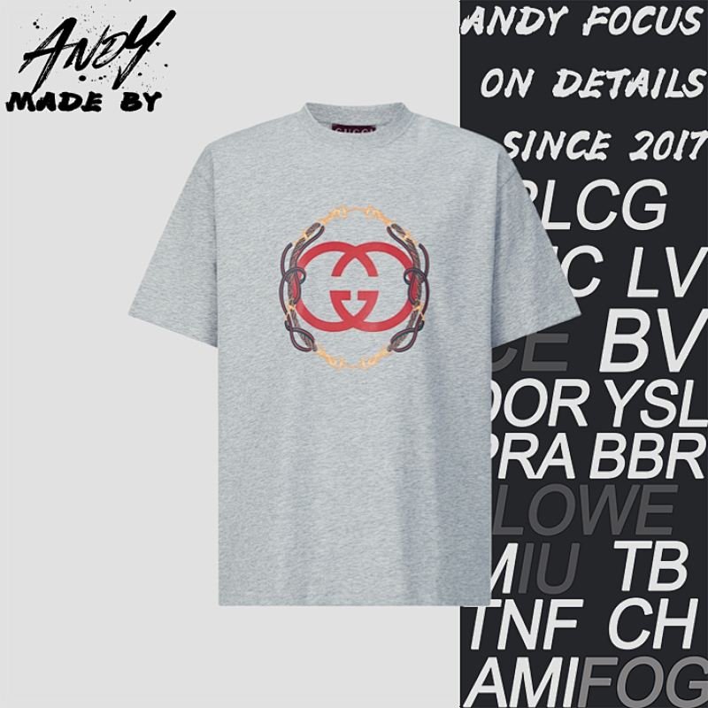 Gucci Year Print Double G Short-Sleeve T-Shirt