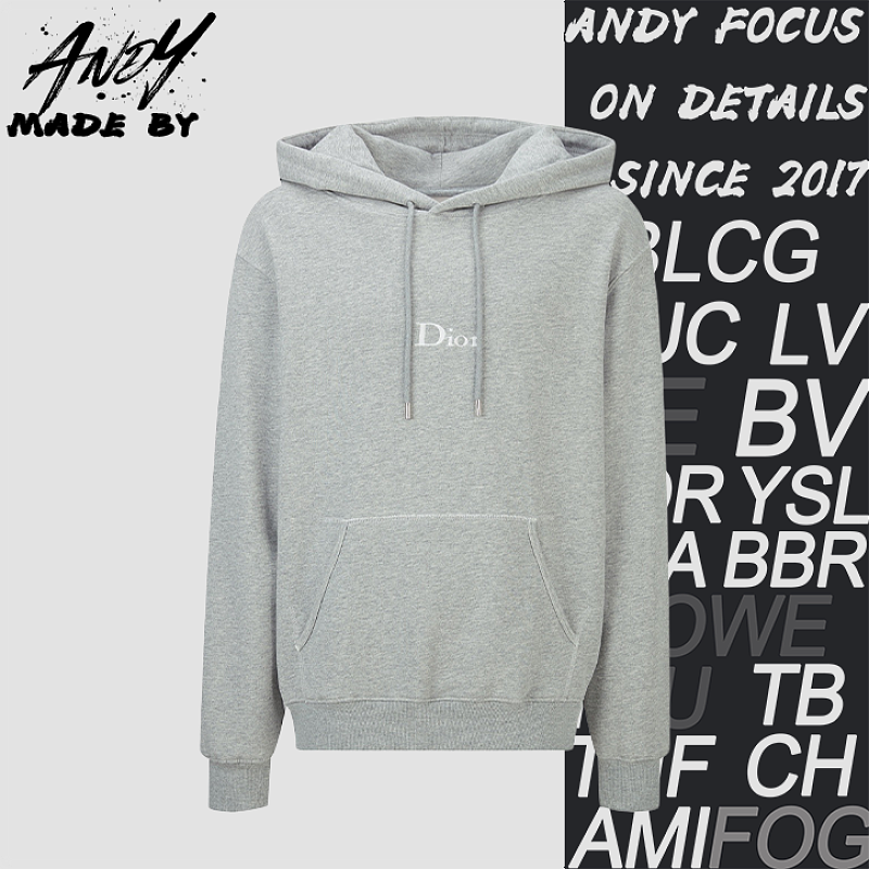 Dior Logo Embroidered Hoodie