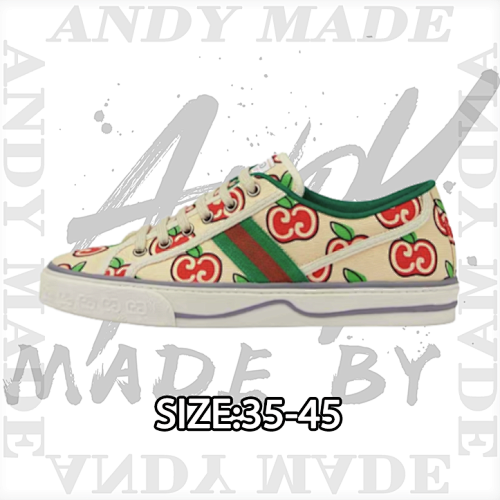 Tennis Print Sneaker Gucci Canvas Shoes Series Full Gif