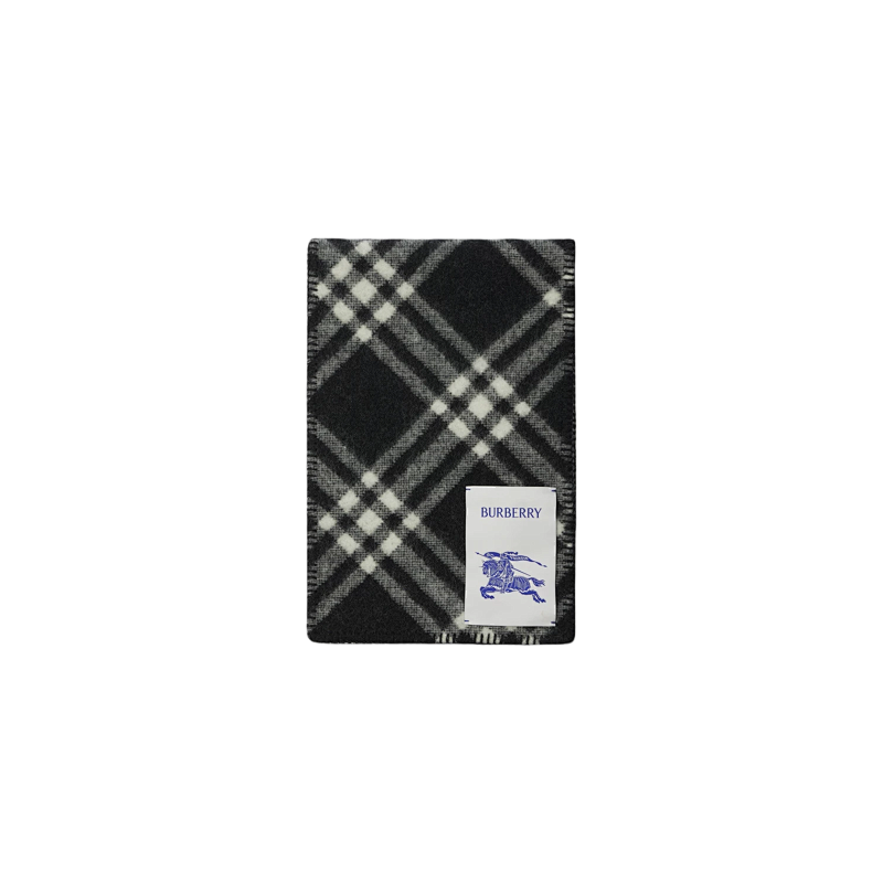 Burberry Black And White Scarf