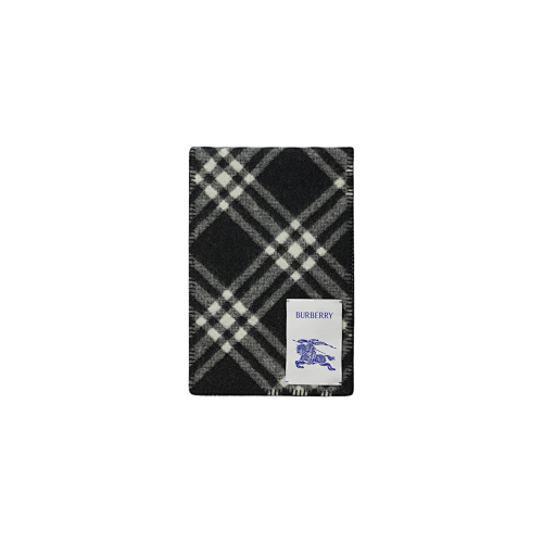 Burberry Black And White Scarf