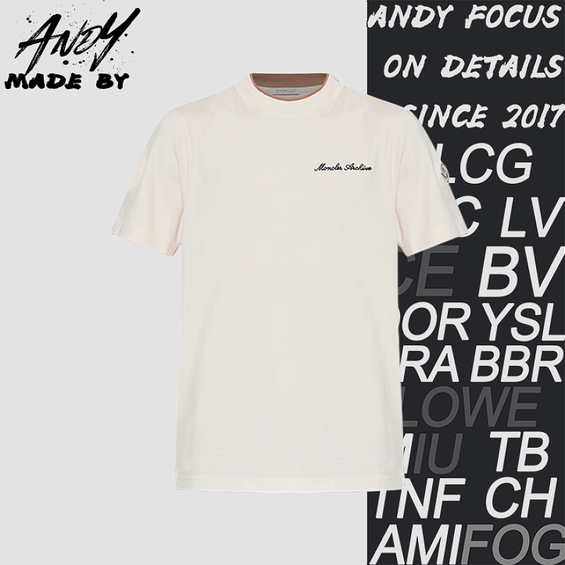 Color-block Collar T-shirt With Letter Embroidery