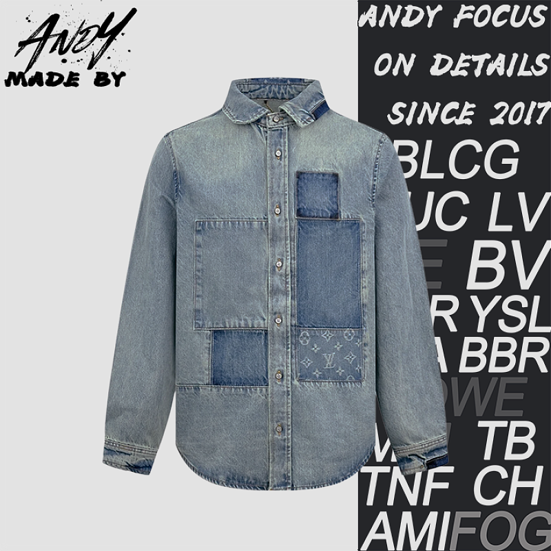 Louis Vuitton Patchwork Skateboard Denim Jacket